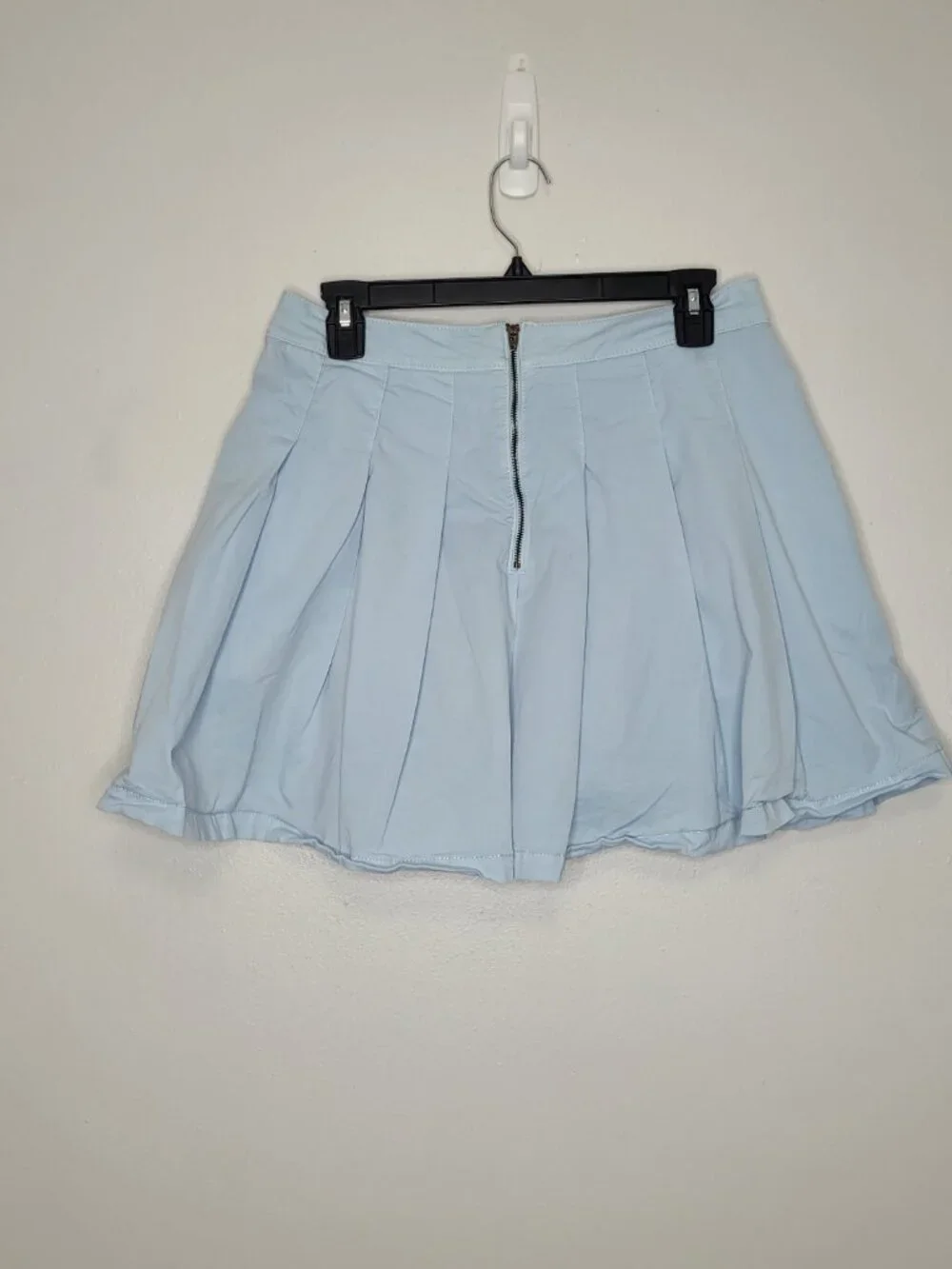 American Eagle light blue pleated school girl preppy tennis skirt size 8